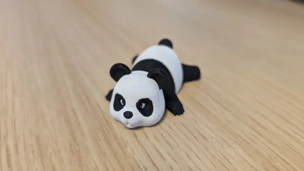 🐼 Panda articulé – porte-clés