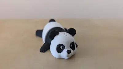 🐼 Panda articulé – porte-clés