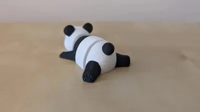 🐼 Panda articulé – porte-clés