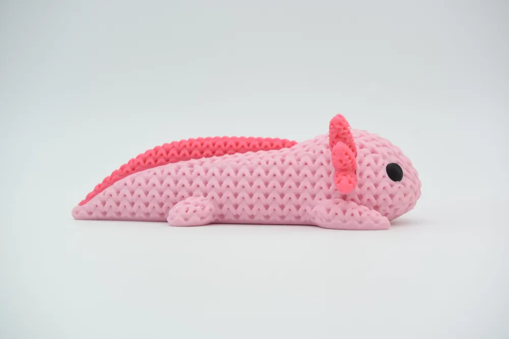 🩷 Axolotl effet tricot – Impression 3D