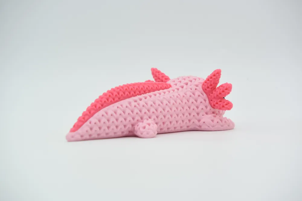 🩷 Axolotl effet tricot – Impression 3D