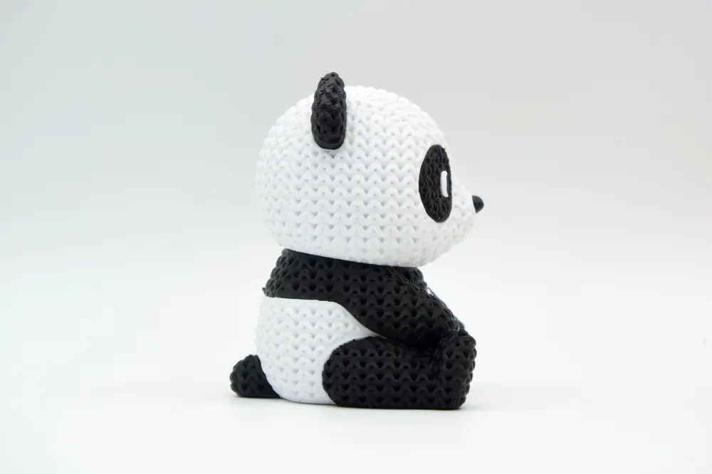 🐼 Panda effet tricot – Impression 3D