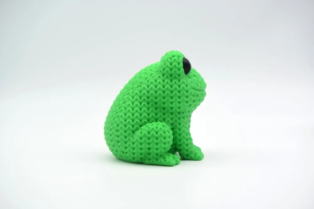 🐸 Grenouille effet tricot – Impression 3D