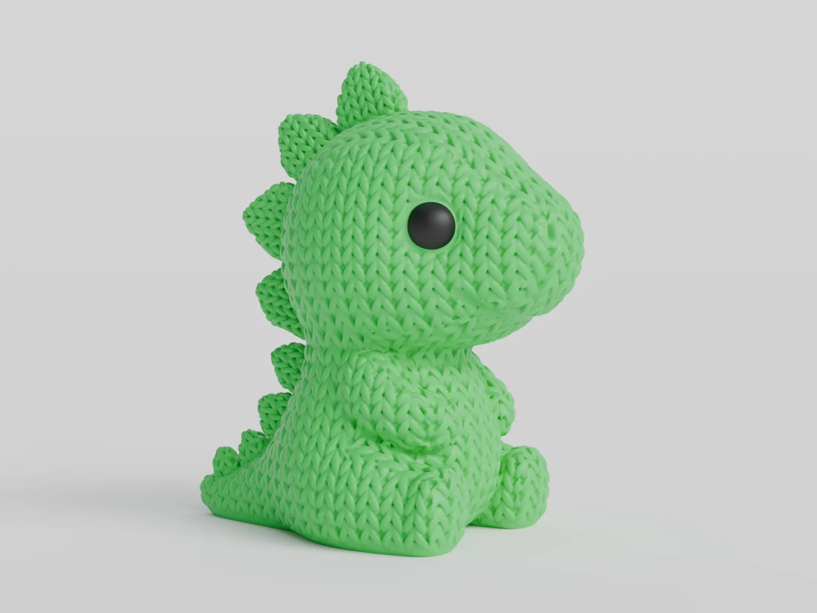 🦕 Stégosaure effet tricot – Impression 3D