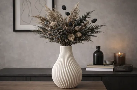 🌿 Vase décoratif moderne – Impression 3D