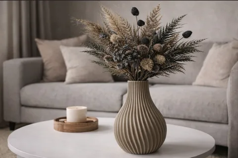 🌿 Vase décoratif moderne – Impression 3D