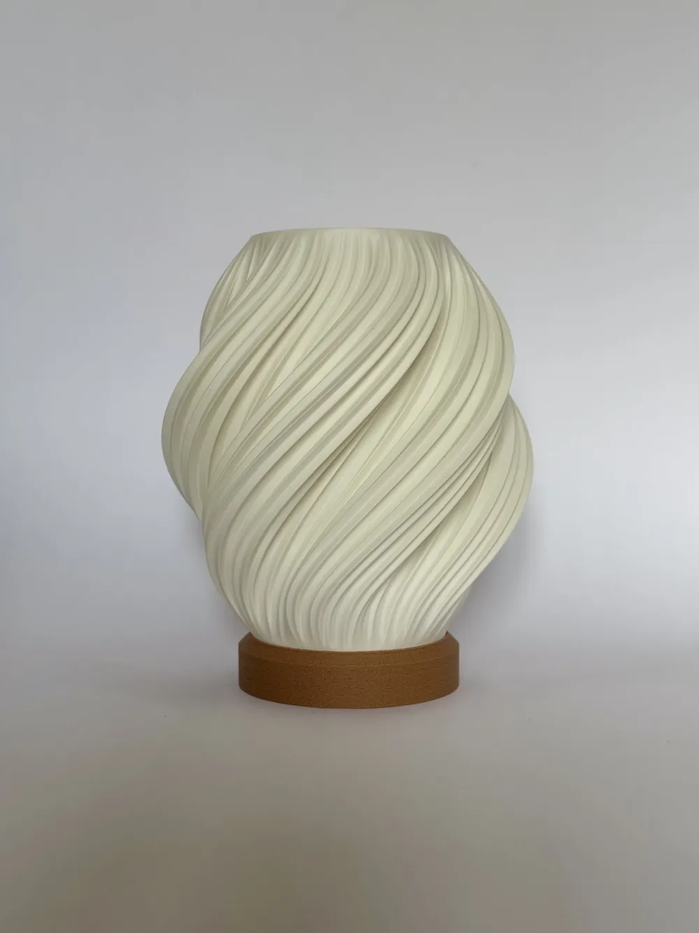 Abat-jour motif ondulé