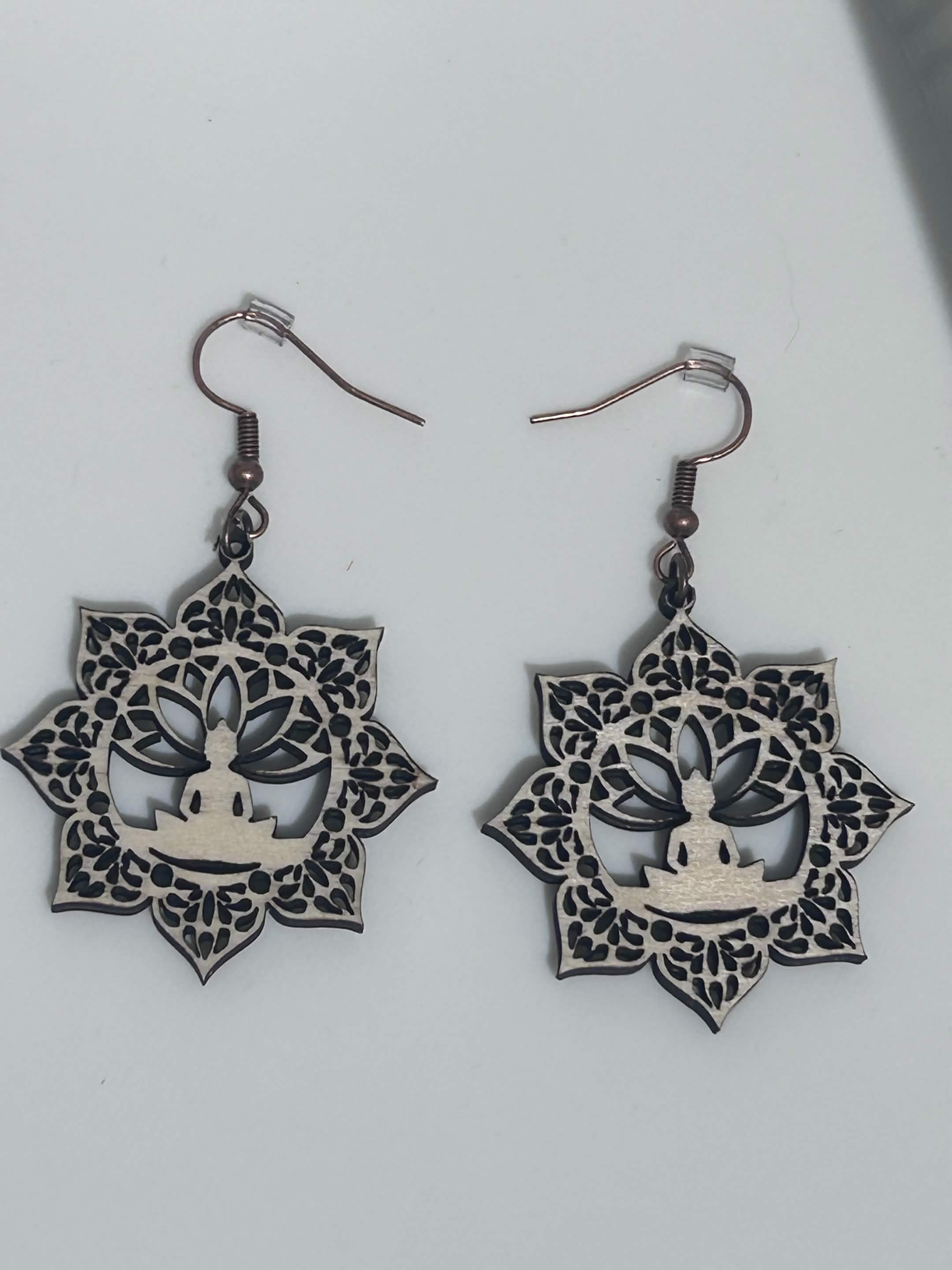 Boucles d'oreilles Lotus Zen – Réf. 2790