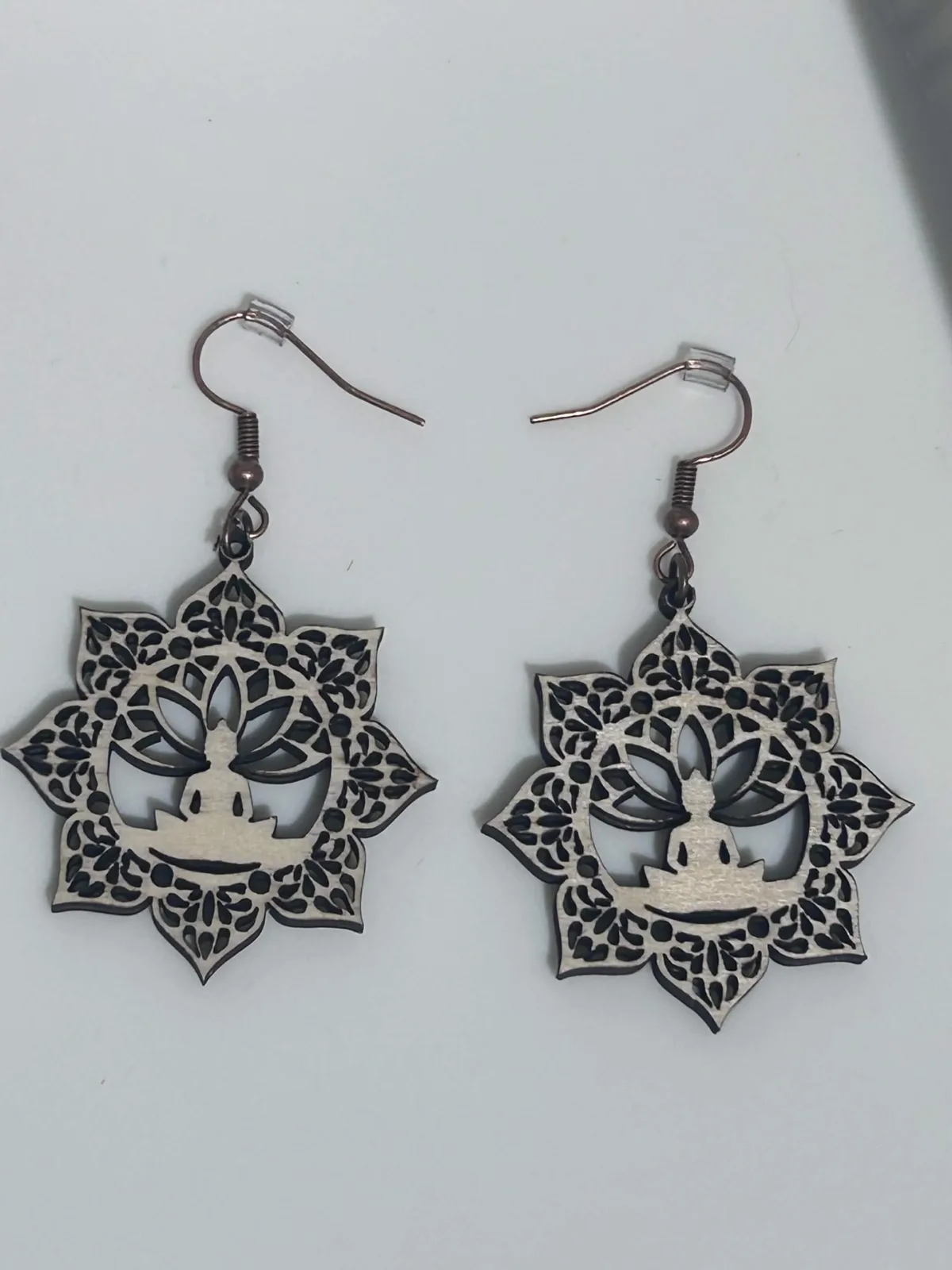 🌸 Boucles d’oreilles Lotus Zen – Réf. 2790