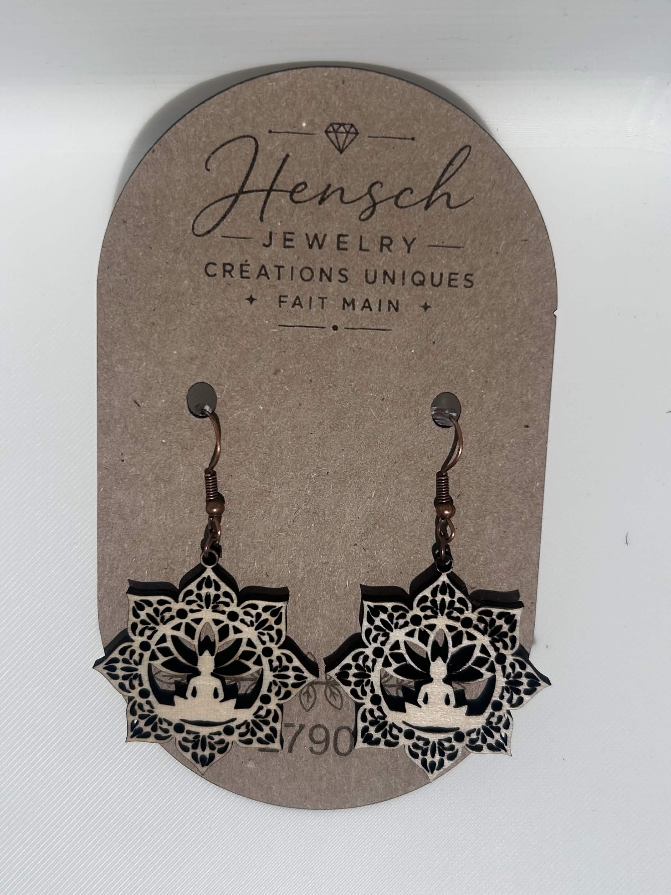 Boucles d'oreilles Lotus Zen – Réf. 2790