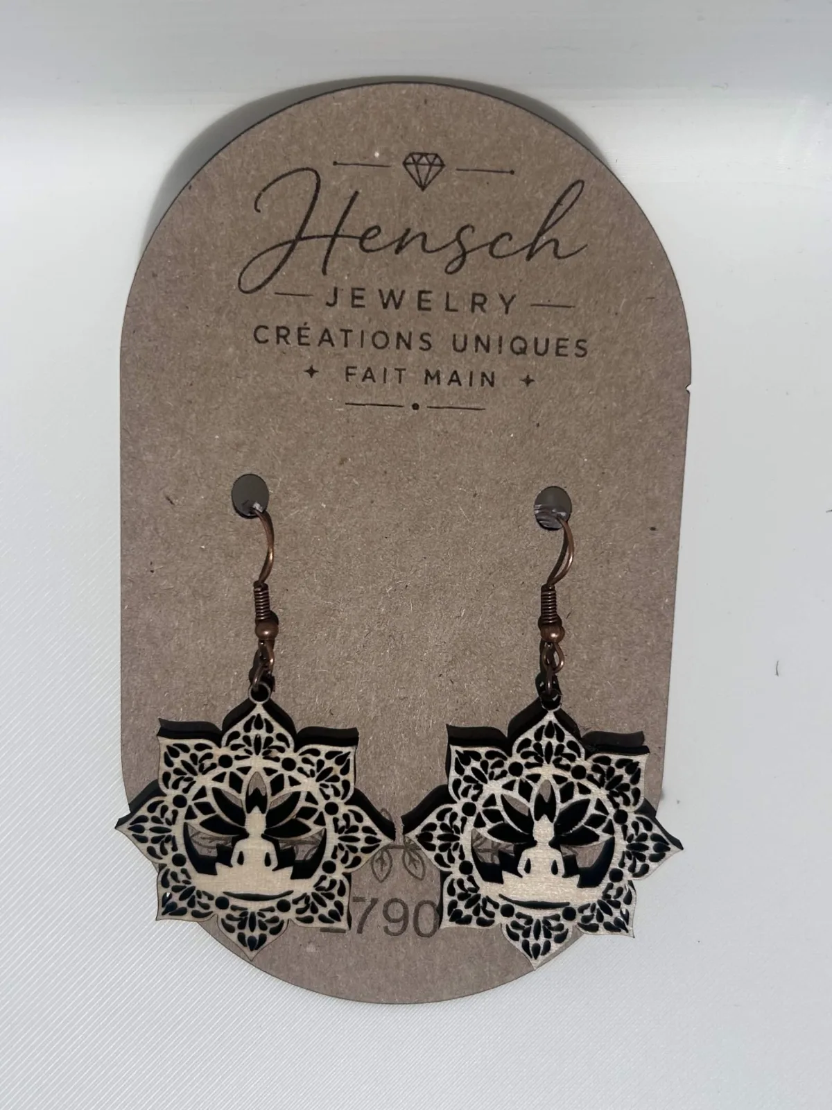 🌸 Boucles d’oreilles Lotus Zen – Réf. 2790