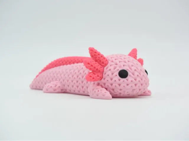 Axolotl effet tricot – Impression 3D