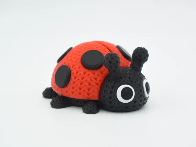 Coccinelle effet tricot – Impression 3D